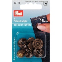 Aura 1,6 cm boutons simples avec tête pointue - Prym - 4 pcs.