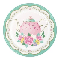 Assiettes Tea Time 17 cm - 8 pcs.