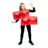 Costume Tetris rouge pour enfants