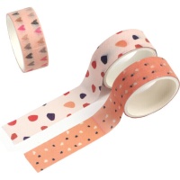 Washi tape nude designs 3 m - 3 unités