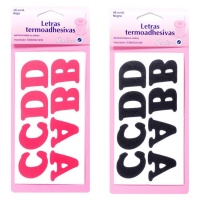 Lettres adhésives thermofusibles - Hemline - 40 pcs.