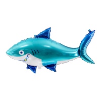 Ballon Silhouette Requin XL 92 x 48 cm - PartyDeco