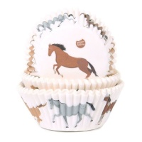 Capsules pour cupcake de cheval - Maison de Marie - 50 pcs.