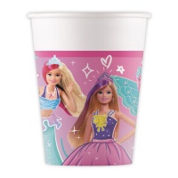 Gobelets en papier Barbie 200 ml - 8 pcs.