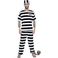 Costume de prisonnier tatoué pour homme