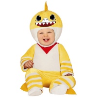 Costume de bébé requin jaune