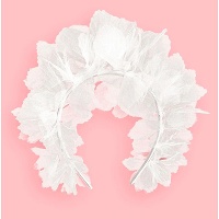 Bandeau de fleurs blanches