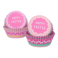 Capsules Happy Easter Cupcake - PME - 60 pcs.