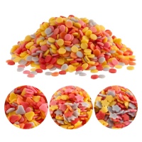 Paillettes de forme multicolores 1 kg - Dekora