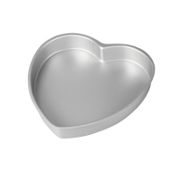 Moule à coeur en aluminium 30 x 7,5 cm - Decora