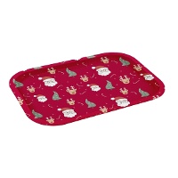 Plateau de 40 x 28,5 en métal du Père Noël