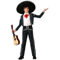 Costume noir de mariachi pour enfants