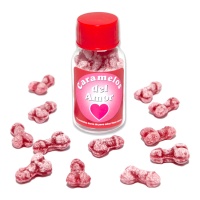 Bonbons d'amour en forme de pénis - 25 grammes