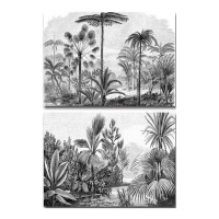 Toile tropicale vintage 50 x 70 cm - DCasa - 1 pc.
