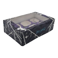 Boîte pour 6 petits gâteaux d'Halloween - Azucren