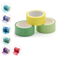 Washi tape tricolore 3 m - 3 pcs.