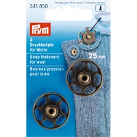 Boutons-pression de 2,5 cm pour la laine - Prym - 2 paires