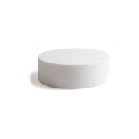 Base ronde en polystyrène 25 x 7,5 cm - Decora