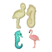 Moules pour flamants et hippocampes - JEM - 2 pcs.