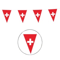 10 m triangle drapeau suisse