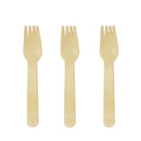 Fourchettes en bois 16 cm - 8 pcs.