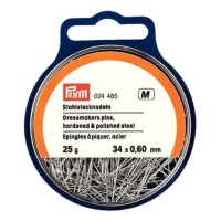 Goupilles en acier trempé 34 x 0,6 mm - Prym - 25 gr