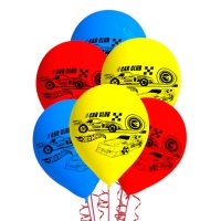Ballons en latex Hot Wheels - 8 pcs.