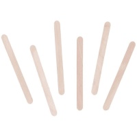 Bâtons de polo en bois standard naturel - 50 pcs.