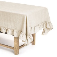 Nappe à volants naturelle 2,00 x 1,45 m