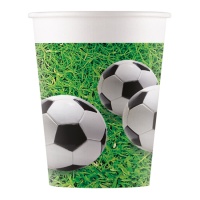 Coupe de football 200 ml - 8 pièces.