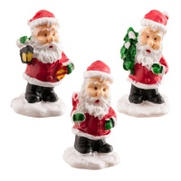 Figurines pour gâteau Père Noël 3,5 à 4 cm - Dekora - 50 unités