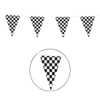 Bannière de course en triangle de 10 m