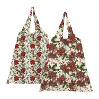 Sac en tissu de Noël pliable - 1 unité