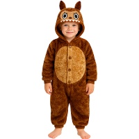 Déguisement de Labubu marron foncé pour enfant