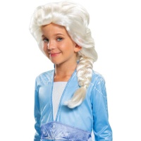 Perruque Elsa de Frozen pour filles