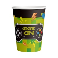 Gobelets pour jeux vidéo 250 ml - 8 pièces