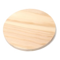 Disque en bois 15 x 1 cm - 1 pc.