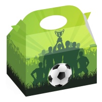 Boîte en carton pour champions de football 16 x 10,5 x 16 cm - 12 pièces.
