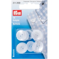 Boutons de 1,7 cm pour blouses et pyjamas - Prym - 15 pcs.