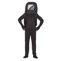 Costume d'astronaute noir pour adultes