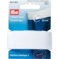 Bande élastique en Y de 2,5 cm - Prym - 1 m