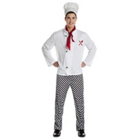 Costume de Chef pour Adulte avec Plaids