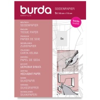 Papier de soie semi-transparent 150 x 110 cm - Burda - 5 feuilles