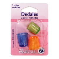 Cosses en silicone en 3 tailles assorties - Hemline - 3 unités