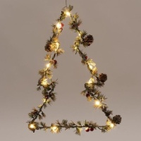Arbre de Noël décoratif avec 20 LED