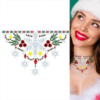 Joyaux adhésifs pour le cou de Noël