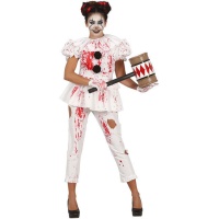 Costume de clown sanglant pour femmes