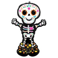 Ballon XL Catrina Squelette Silhouette 1,32 x 0,88 m - Anagramme