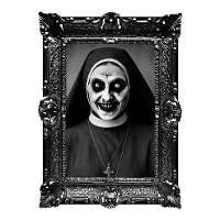 Décoration adhésive pour mur de cadre avec nonne de 58 x 45 cm