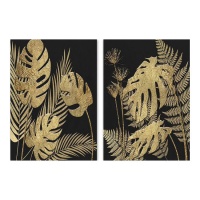 Toile feuilles d'or 50 x 70 cm - DCasa - 1 unité